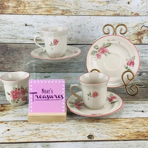 Gibson Dining Gibson Designs Roseland 85683 Pink Floral